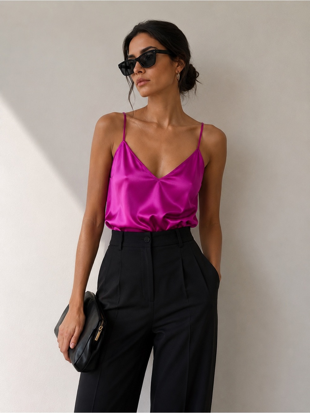 Zara satin top